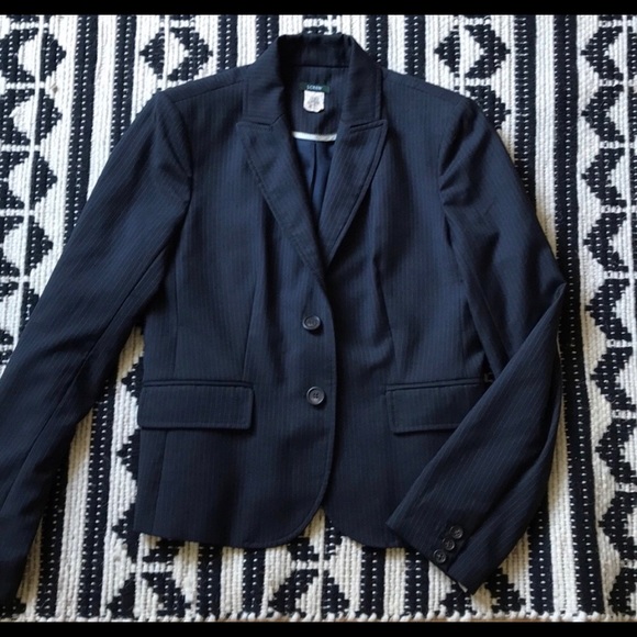 J. Crew Black/Navy Blazer - Picture 1 of 3